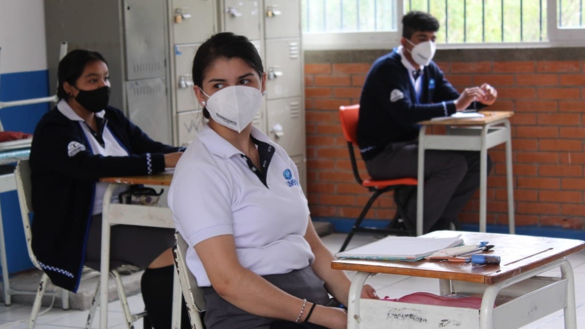 Se reportó el contagio de COVID-19 en un docente de la institución. Foto: Secretaría de Educación de Guanajuato